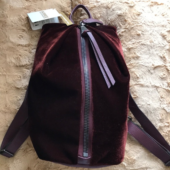 Aimee Kestenberg Handbags - NWT-Tamitha Velvet backpack in Mahogany